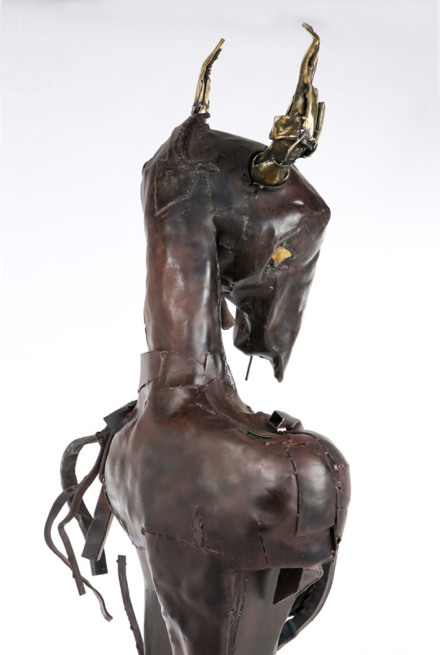 Boeuf sur colonnette